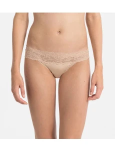 Dámske nohavičky QF1200E-GXB marhuľová - Calvin Klein