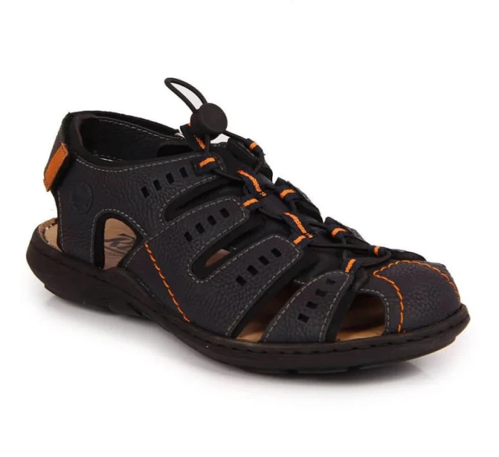 Unisex sportovní sandály model 22010085 Tmavě modrá - Rieker Unisex sportovní sandály model 22010085 Tmavě modrá - Rieker