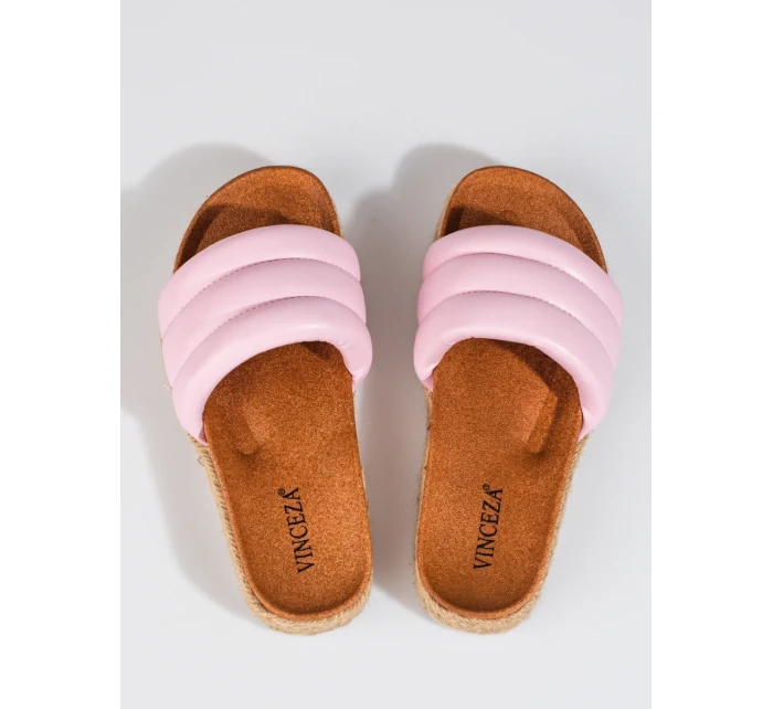 Dizajnové nazúvaky dámske ružové na kline Dizajnové nazúvaky dámske ružové na kline