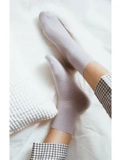 Ponožky Steven art.125 Bambusové dámske kockované bez potlače 35-40