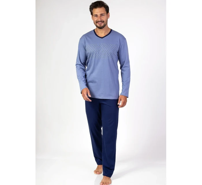 Pánské pyžamo model 20252008 dł/r 2XL3XL Z25 - Regina Pánské pyžamo model 20252008 dł/r 2XL3XL Z25 - Regina