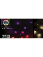 VIANOČNÝ STROMČEK SVETELNÁ REŤAZ 96 LED RGB S DIAĽKOVÝM OVLÁDANÍM