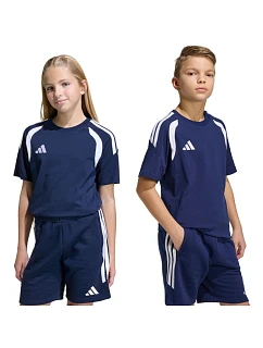 Adidas Tiro 26 League Tee Detské tričko námornícka modrá JY7225