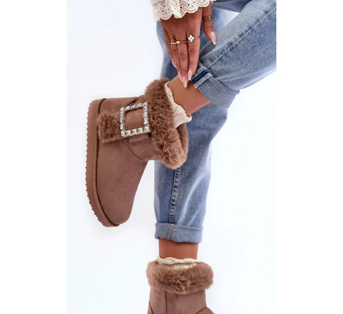 sněhule s tmavě hnědé model 21633625 - Boto