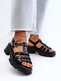 Dámské Sandály  Černé model 21661714 - Zaxy