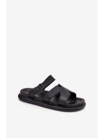 Gumové dámské pantofle s páskem černé model 21702656 - Boto