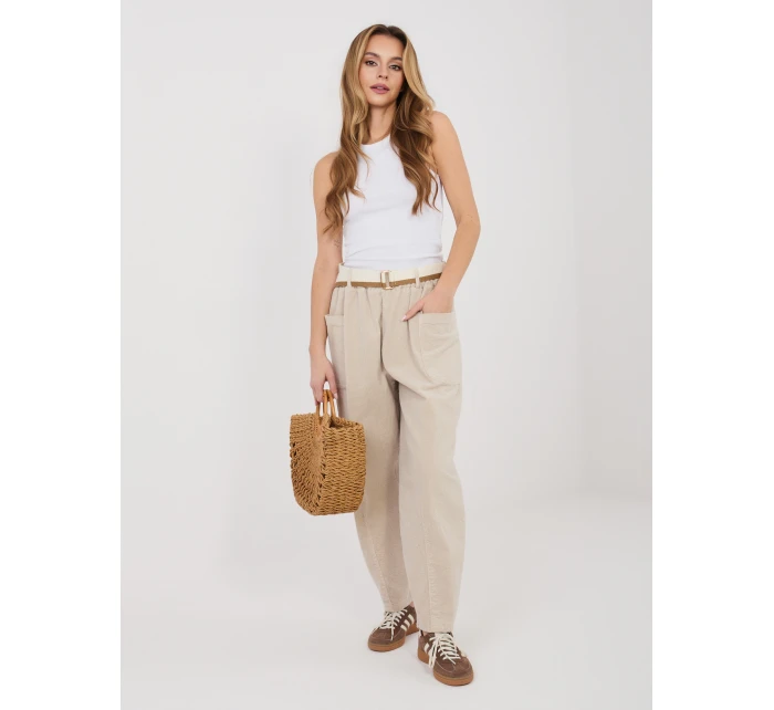 Spodnie IT SP FL9665.14 jasny beżowy