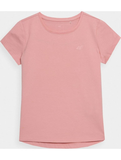 Detské tričko 4F HJL22-JTSD001 svetlo ružové