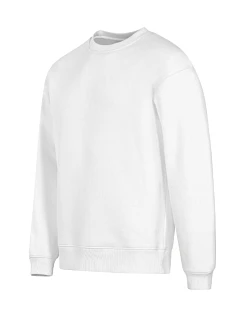 Mikina Vibe Crew, unisex, biela