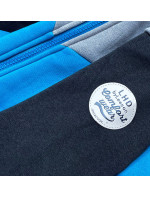 Šedo-svetlo modrý dámsky dres - mikina a nohavice (AMG690)