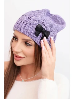 Čepice s rolováním Magda K293 camel