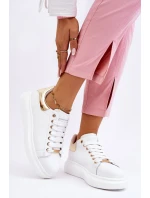 Damskie Buty Sportowe GOE LL2N4011 Biało-Złote