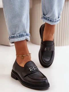 Moderní Polobotky na Masivní Platformě Černé model 21669262 - Zazoo