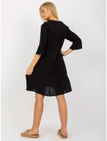Šaty D73761M30214A6EN čierne