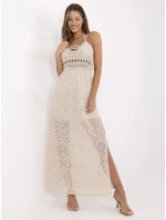 Šaty MI SK 88191.63 béžové Šaty MI SK 88191.63 béžové