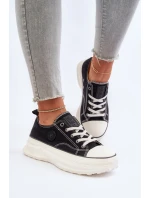 Dámske tenisky na pevnej podrážke Big Star Black