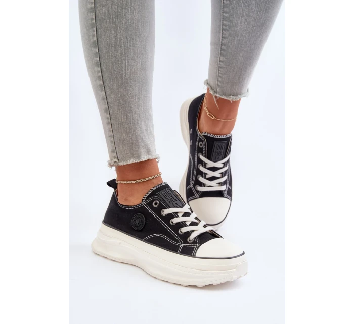 Dámske tenisky na pevnej podrážke Big Star Black