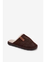 Pánske chlpaté papuče - čokoládové Darielle Pánske chlpaté papuče - čokoládové Darielle