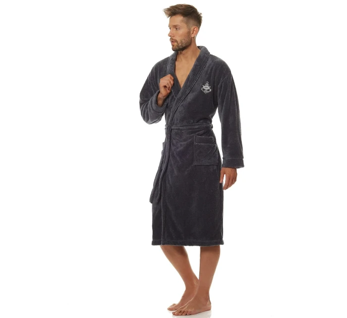 Pánský župan model 20240639 Marine 3XL - L&L Pánský župan model 20240639 Marine 3XL - L&L