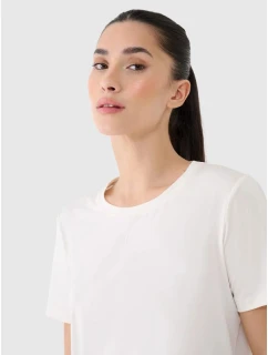 Dámske oversize rýchloschnúce tréningové tričko 4F 4FRSS25TFTSF1236-11S