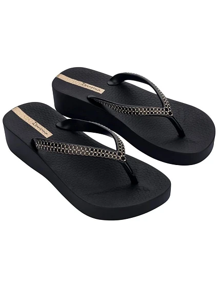 Ipanema dámske žabky Mesh XI Plat Fem platform black women's