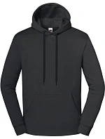 Fruit of the Loom Iconic Premium Hooded Sweat Mikina s kapucňou z hrubej bavlny 16.2284 light graphite