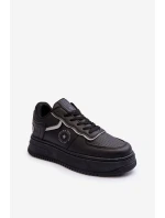Damskie Buty Sportowe Sneakersy Big Star MM274232 Czarne Damskie Buty Sportowe Sneakersy Big Star MM274232 Czarne