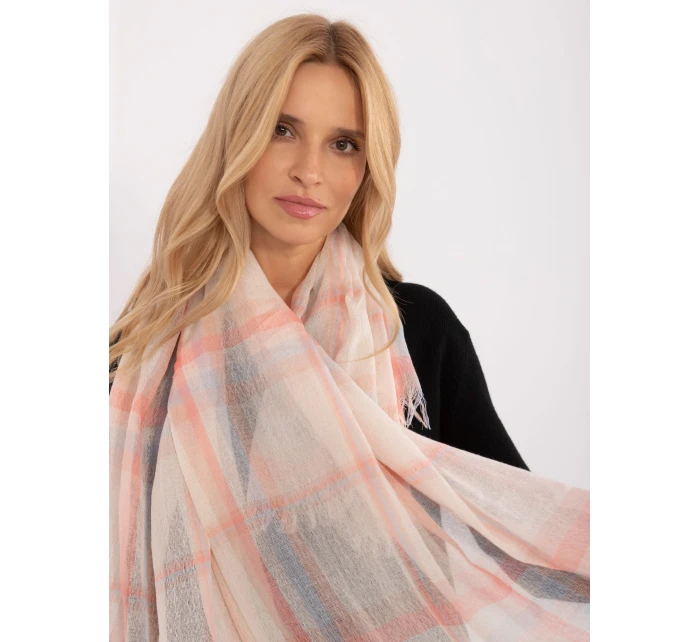 Chustka AT CH model 20463578 jasny beżowy - FPrice