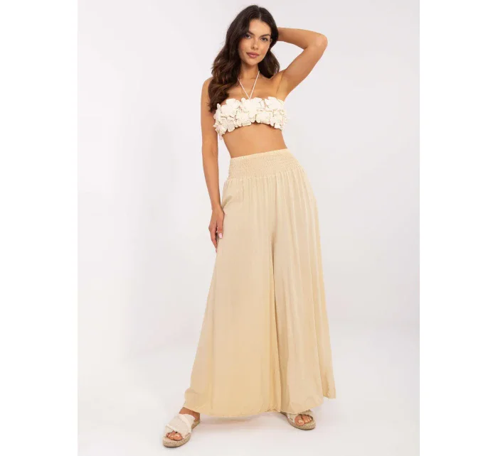 Spodnie TW SP BI model 20863004 beżowy - FPrice Spodnie TW SP BI model 20863004 beżowy - FPrice