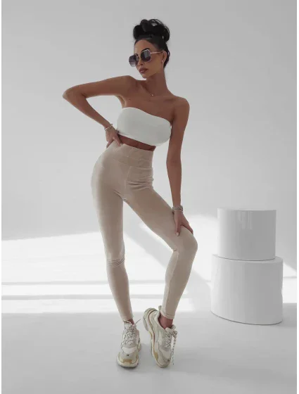 Dámske legíny 277230 béžové - Ola Voga Dámske legíny 277230 béžové - Ola Voga