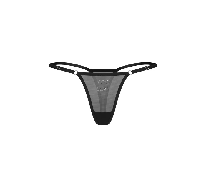 Dámská sexy tanga model 21935224 Sexy černé - Obsessive Dámská sexy tanga model 21935224 Sexy černé - Obsessive