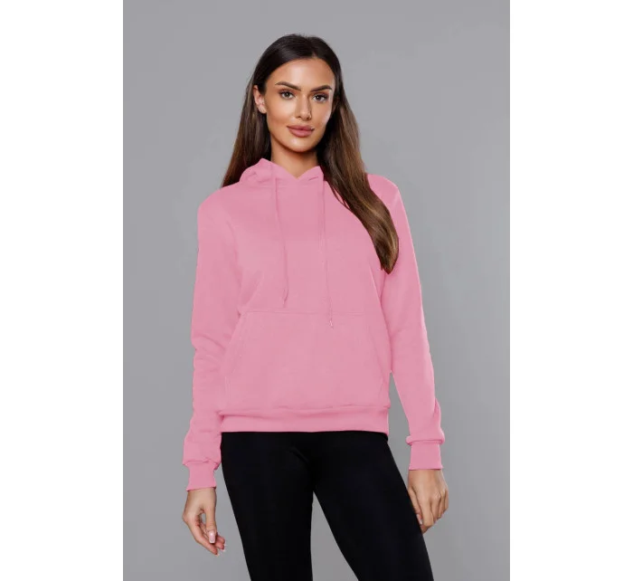 Ružová dámska tepláková mikina (W02-20) Ružová dámska tepláková mikina (W02-20)