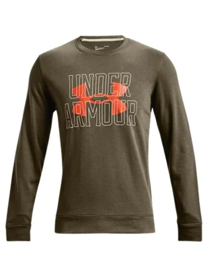 Pánske tričko UA Rival Terry Logo Crew M 1370391 361 - Under Armour