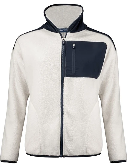 Cutter & Buck Cascade Sherpa Women Dámska fleecová bunda Sherpa 68.1471 shell white Cutter & Buck Cascade Sherpa Women Dámska fleecová bunda Sherpa 68.1471 shell white