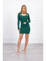Pruhované vypasované šaty zelené Pruhované vypasované šaty zelené