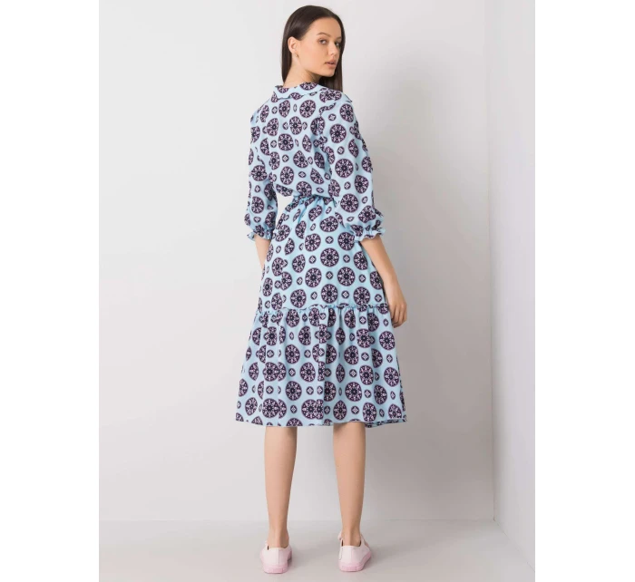 Šaty LK SK model 17517473 světle modrá - FPrice Šaty LK SK model 17517473 světle modrá - FPrice