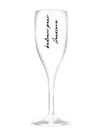 Personalizovaná nerozbitná pohár na prosecco – budúca nevesta