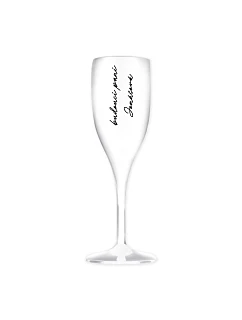 Personalizovaná nerozbitná pohár na prosecco – budúca nevesta