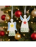 SADA DVOCH DIY anjelských príveskov 5x0,5x10,5 cm SADA DVOCH DIY anjelských príveskov 5x0,5x10,5 cm
