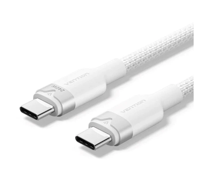 Kábel USB-C na USB-C Vention USB 2.0 5A 240W 1m čierny