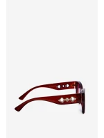 Damskie Okulary Przeciwsłoneczne UV400 Ciemnobrązowe
