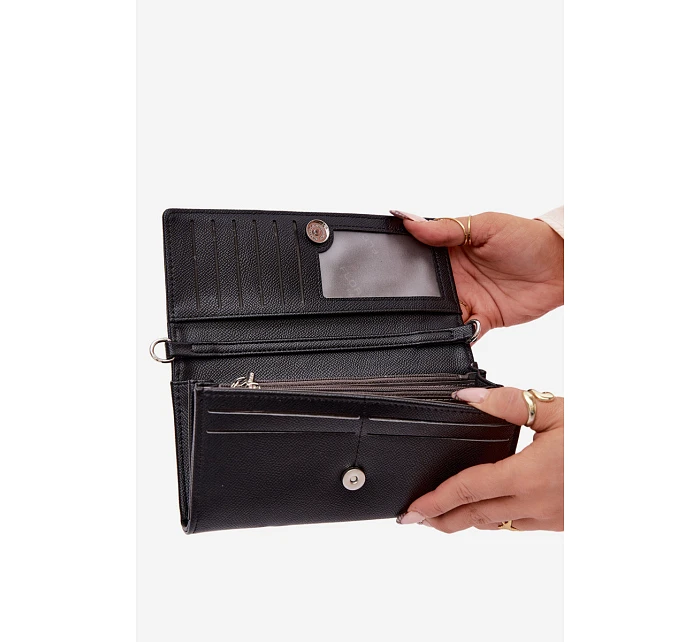 Dámská kabelka a peněženka 2v1 Černá Suzette