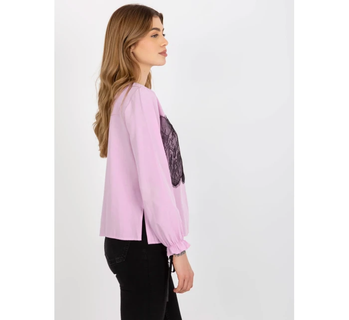 Blúzka LK BZ 506877 2.01P svetlo fialová