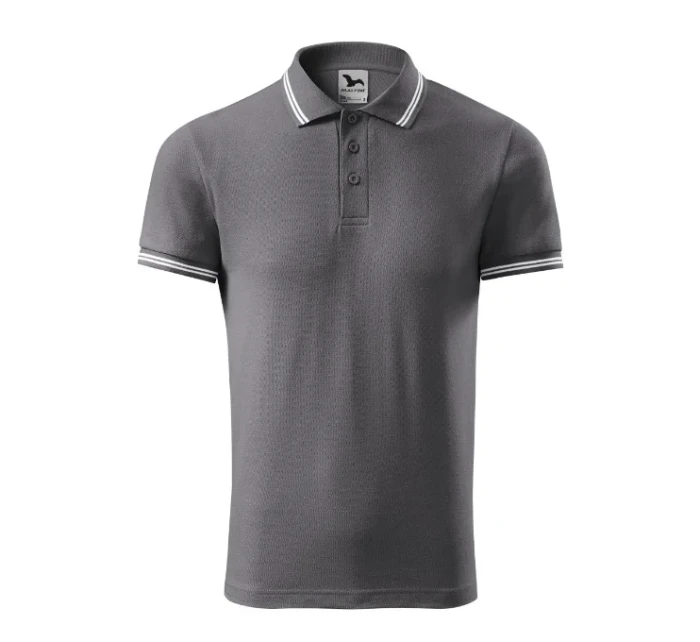 Urban pánske polo tričko steel grey