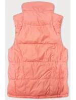 Dámska obojstranná vesta v lososovej farbe (2383)