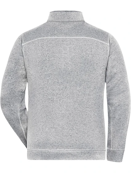 JN Pánská pracovní pletená fleece bunda Solid 02.0 white model 22493615 - Daiber JN Pánská pracovní pletená fleece bunda Solid 02.0 white model 22493615 - Daiber