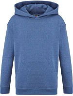 Fruit of the Loom Classic Kids Hooded Sweat Detská mikina s kapucňou 16.2043 retro heather royal Fruit of the Loom Classic Kids Hooded Sweat Detská mikina s kapucňou 16.2043 retro heather royal