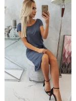 Asymetrické grafitové šaty Asymetrické grafitové šaty