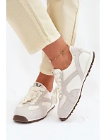 Semišové Dámské Tenisky model 22073044 Šedé - VINCEZA