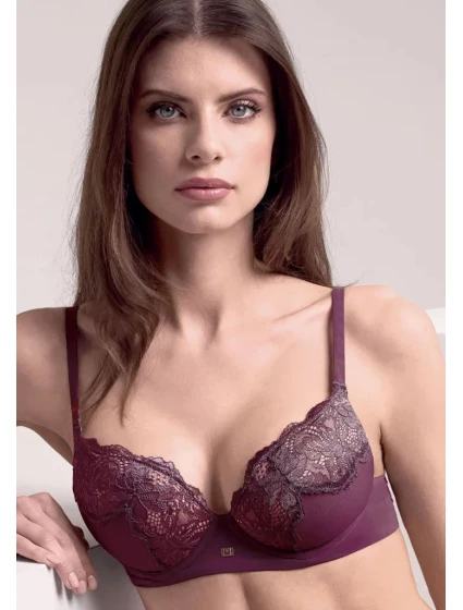 Dámská podprsenka model 21025386 Bordó - Lormar